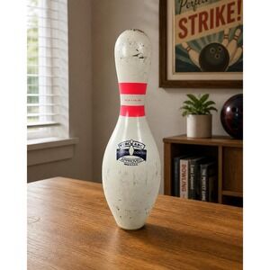 Vintage Amflite II Bowling Pin, Bowling Alley Used Game Room Decor